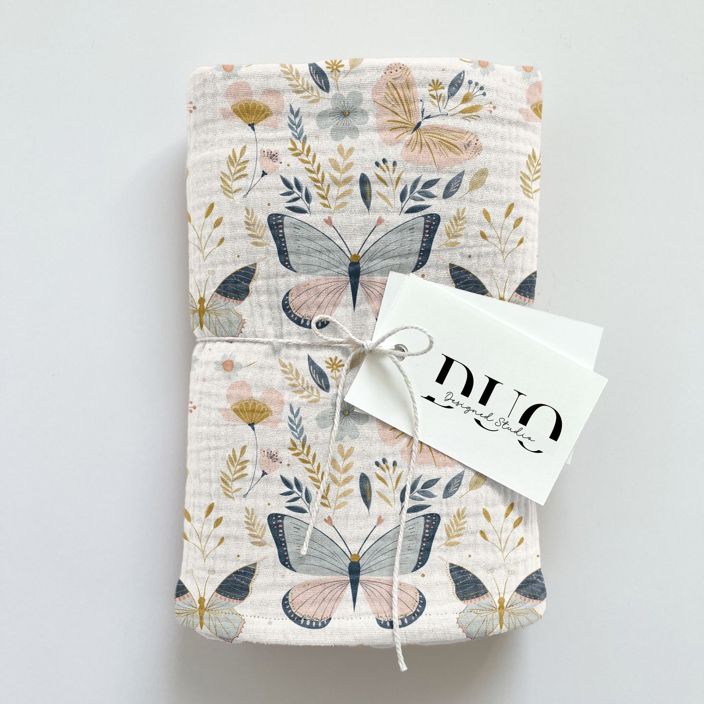 Whimsical Pastel Butterflies Digital Seamless Pattern