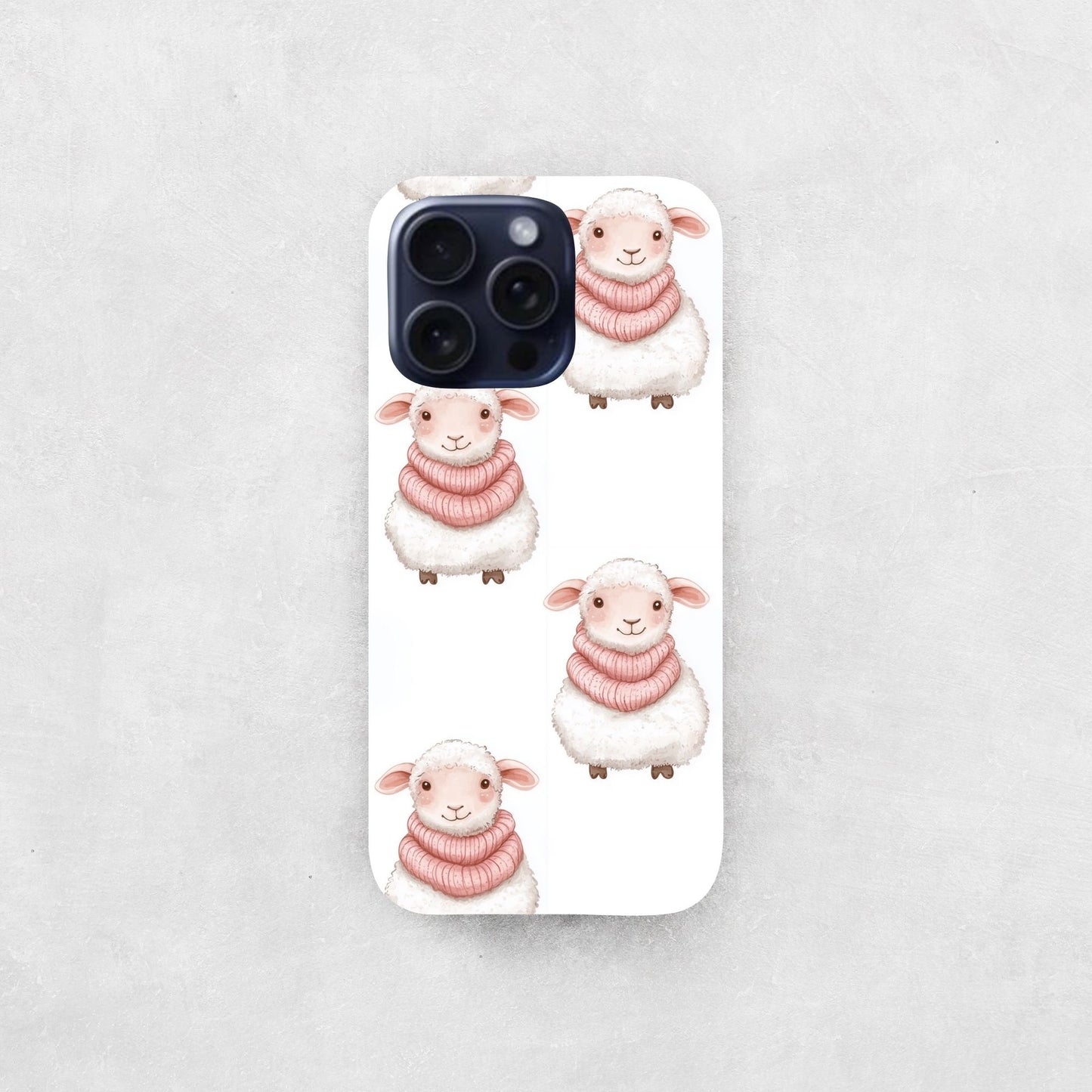 Woolly Sheep Digital Seamless Pattern