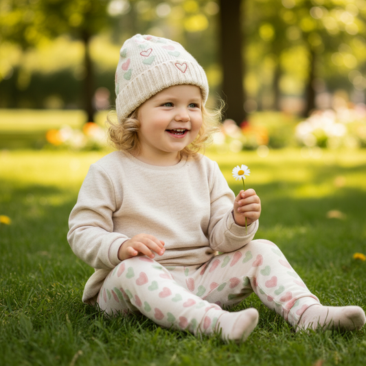 Mixed Hearts Digital Seamless Pattern