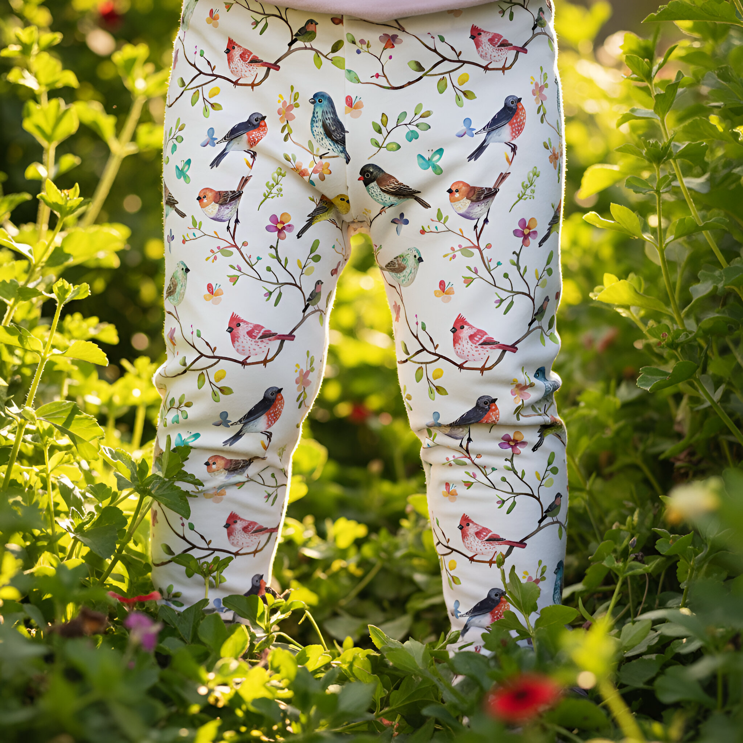 Bright Birds Digital Seamless Pattern