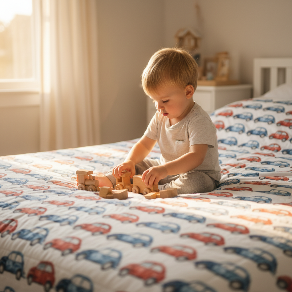 Red & Blue Cars Digital Seamless Pattern