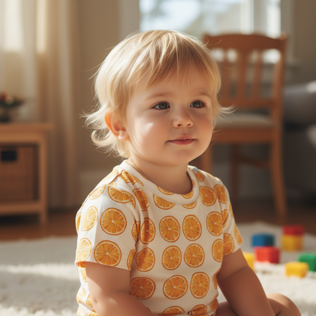Orange Slices Digital Seamless Pattern