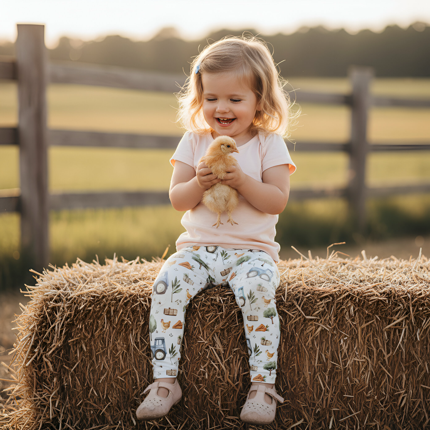 Farm Life Digital Seamless Pattern