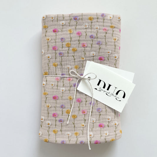 3d Colourful Daisies Digital Seamless Pattern