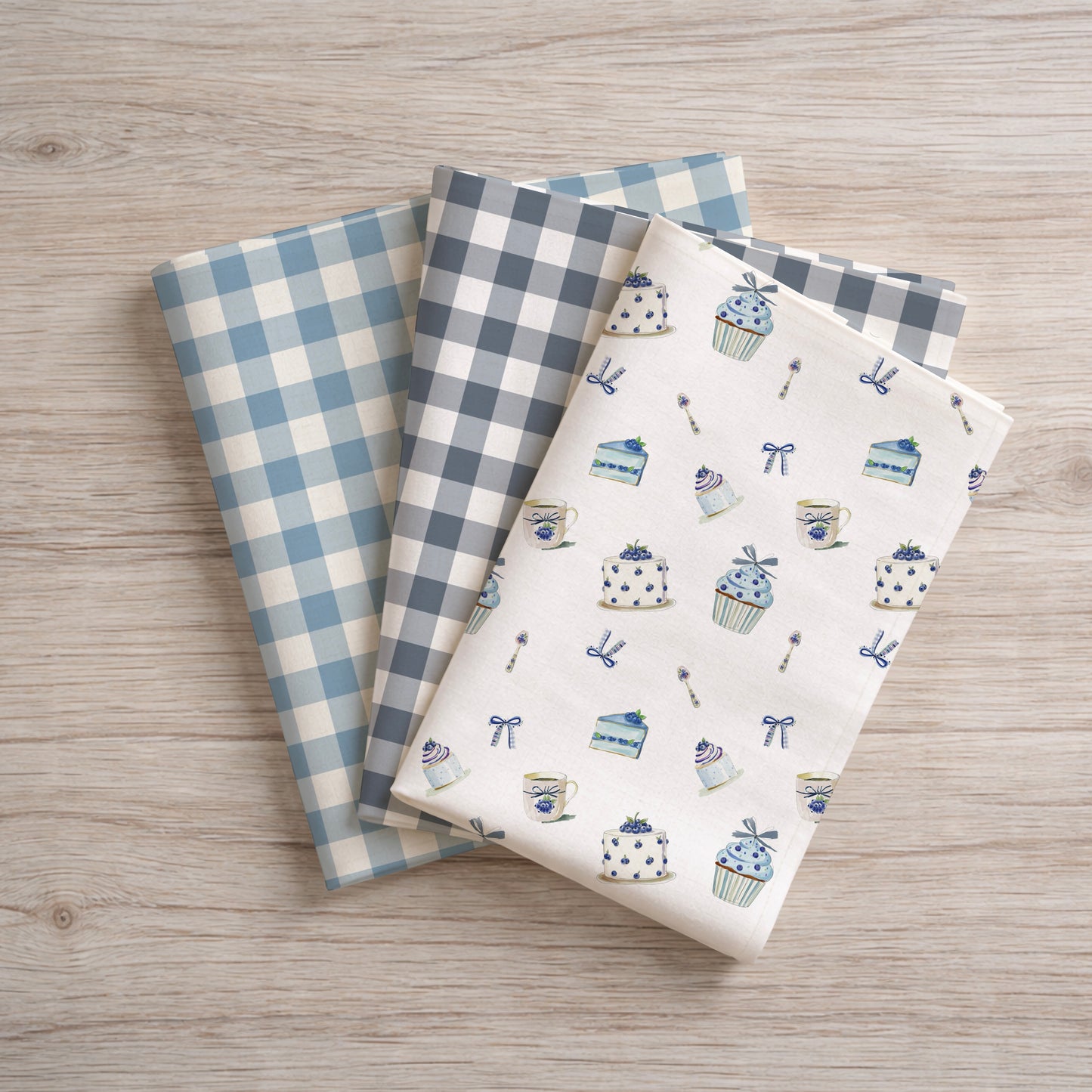 Blueberry Blue Gingham