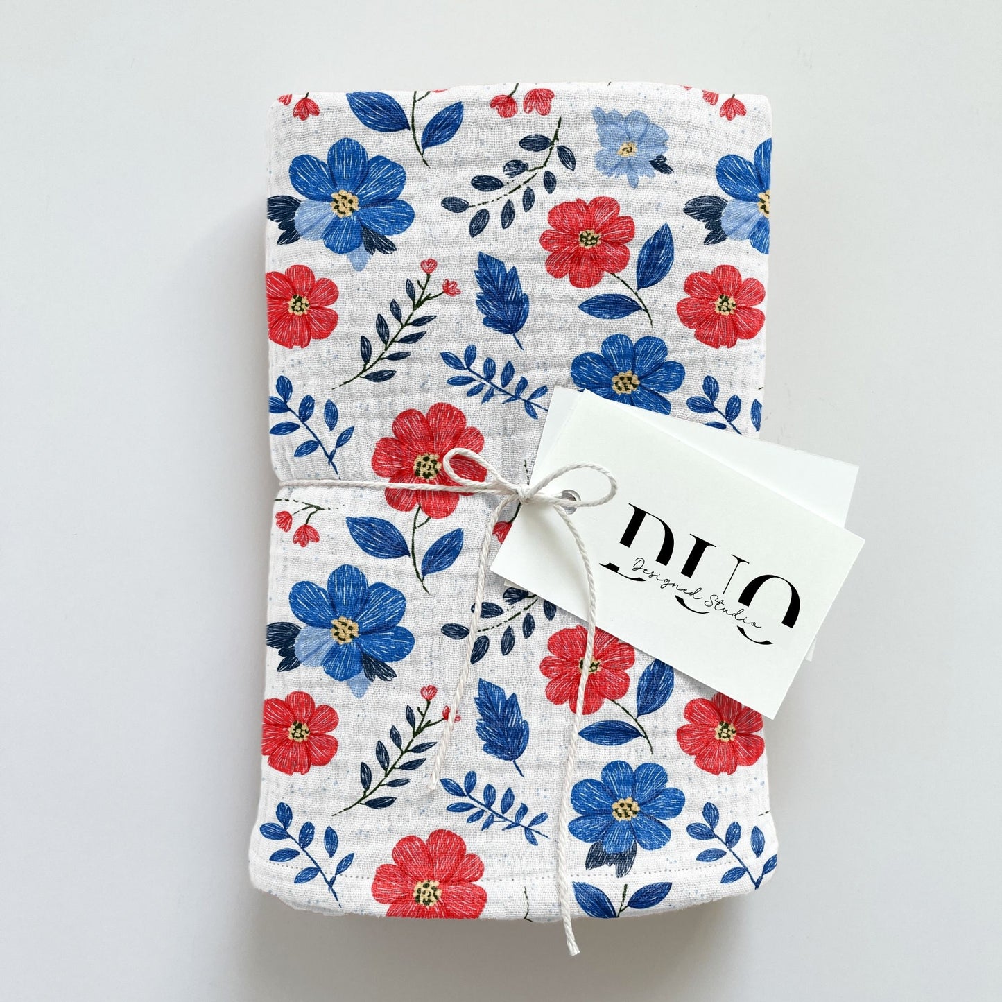 4th July Ditsy Floral Digital Seamless Pattern