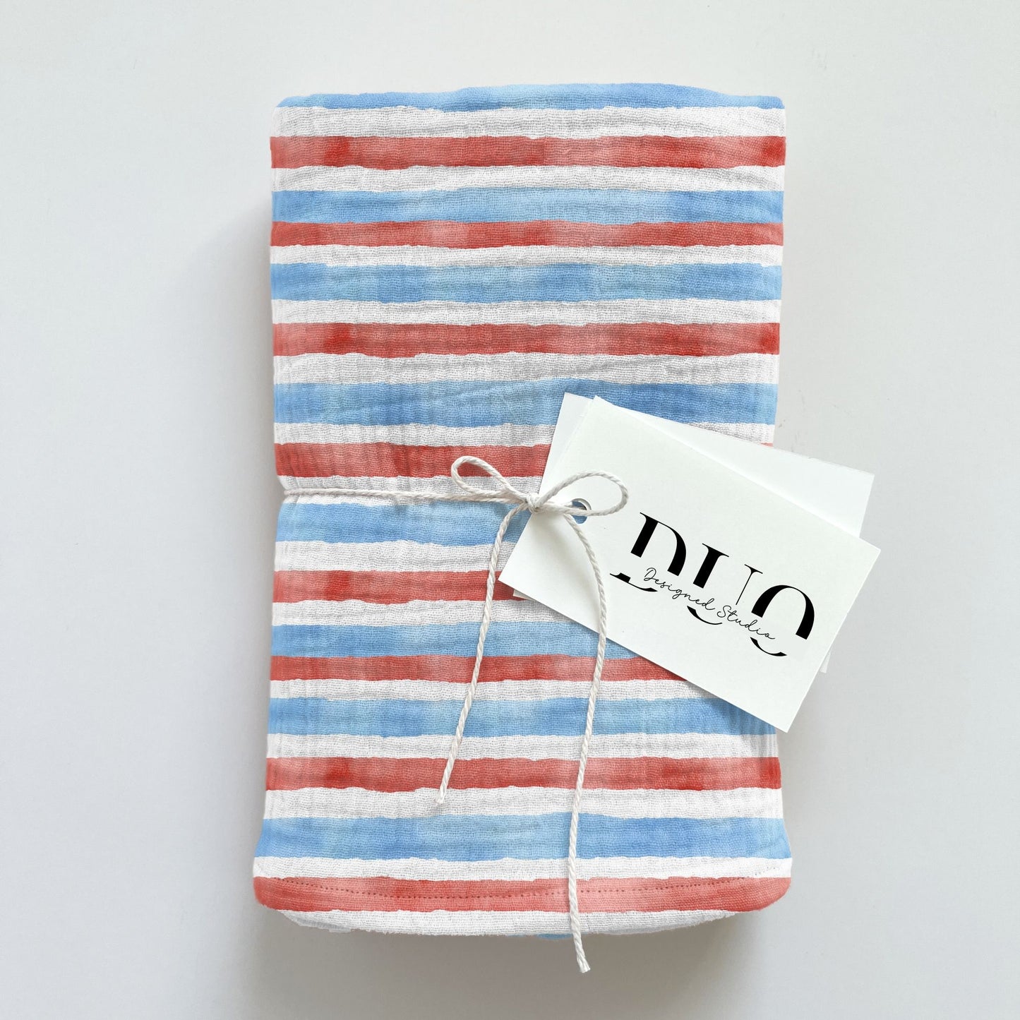 4th July Red & Blue Stripes Digital Seamless Pattern