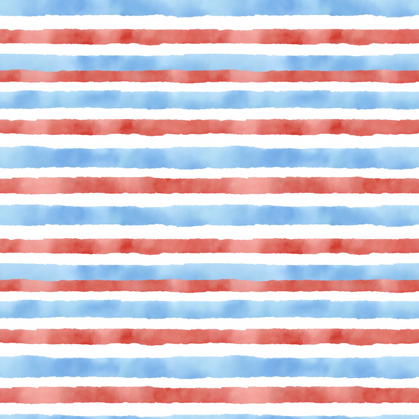 4th July Red & Blue Stripes Digital Seamless Pattern