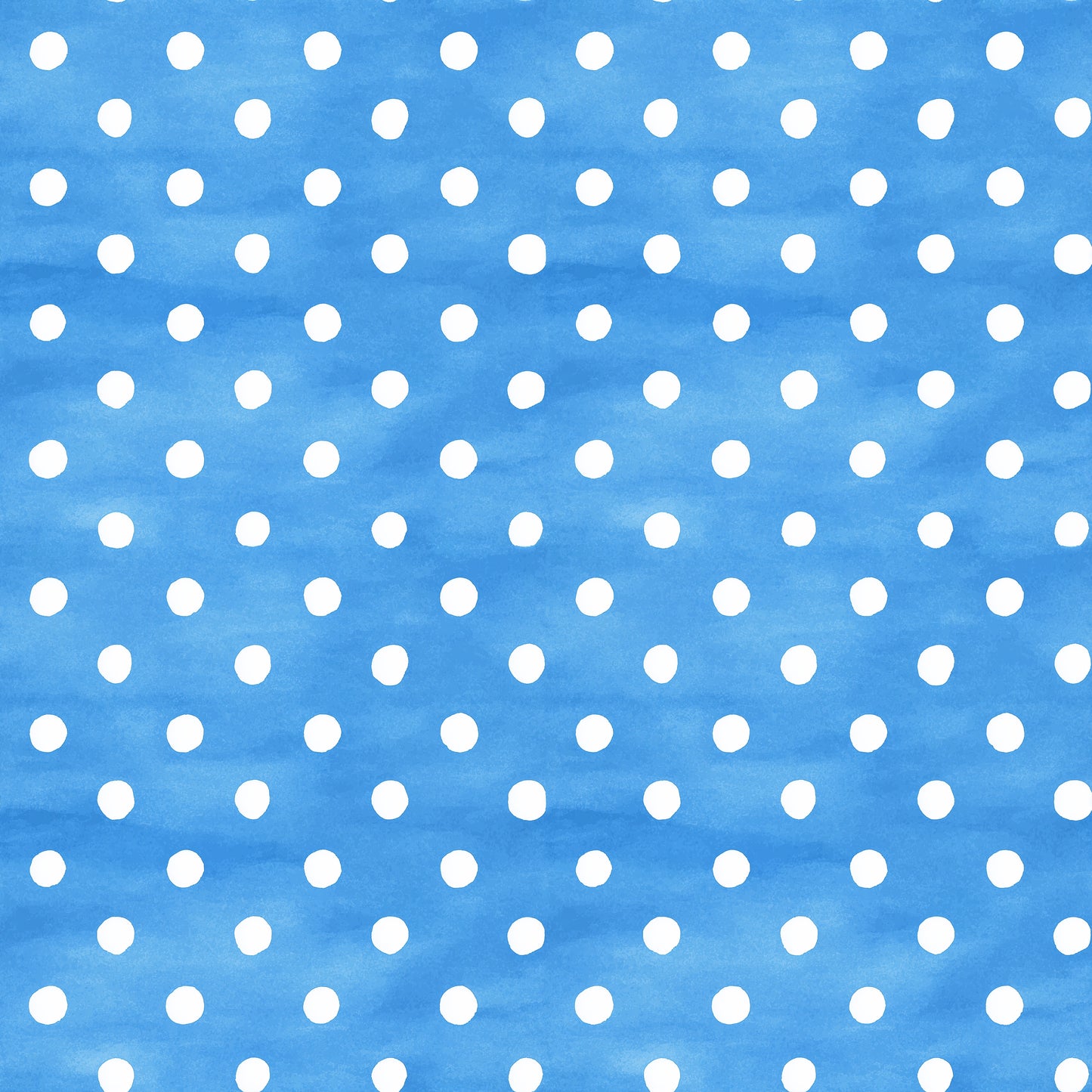 4th July White Dots on Blue Digital Seamless Pattern