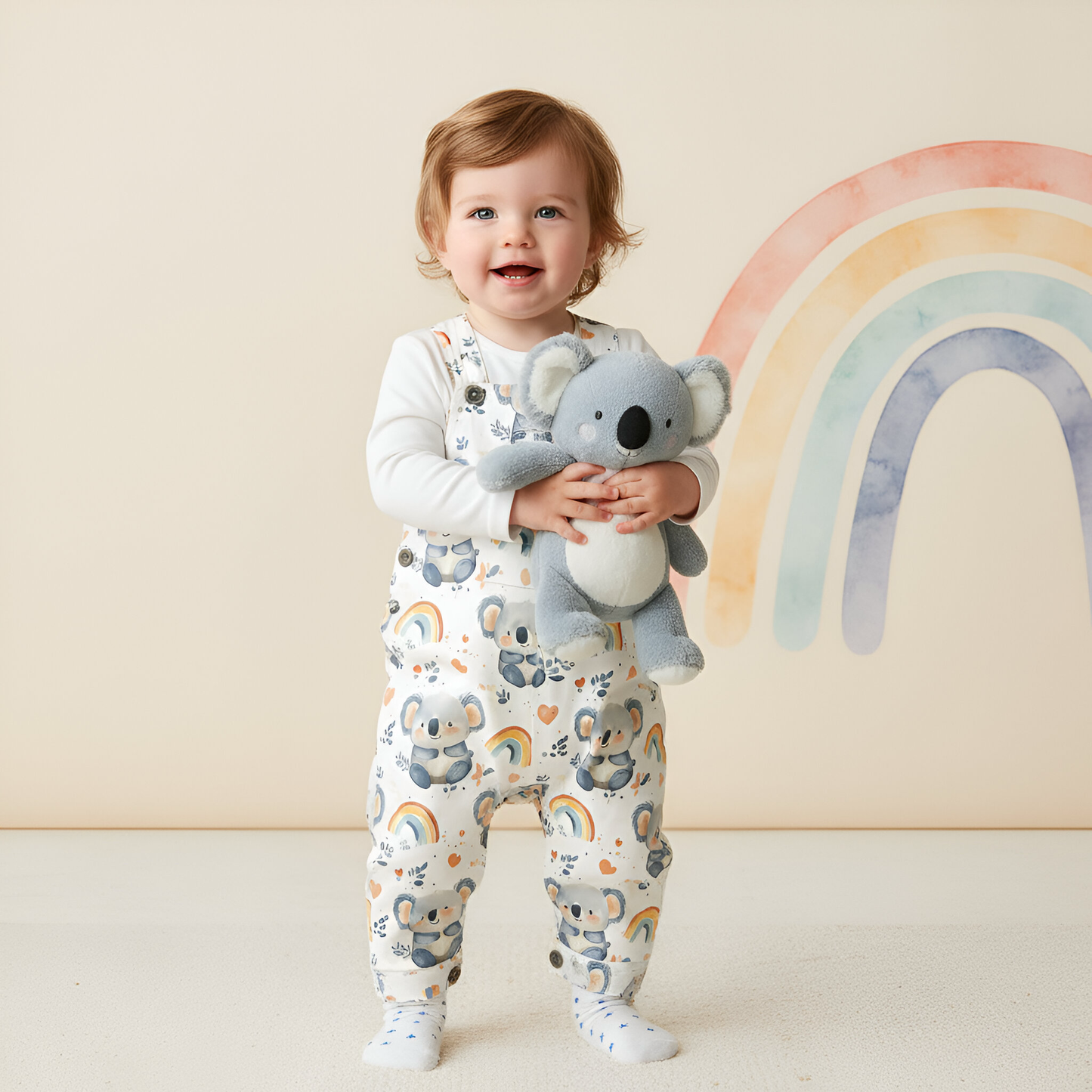 Koalas & Rainbows Digital Seamless Pattern