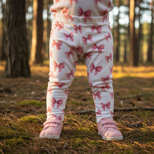 Watercolour Pink Bows Digital Seamless Pattern