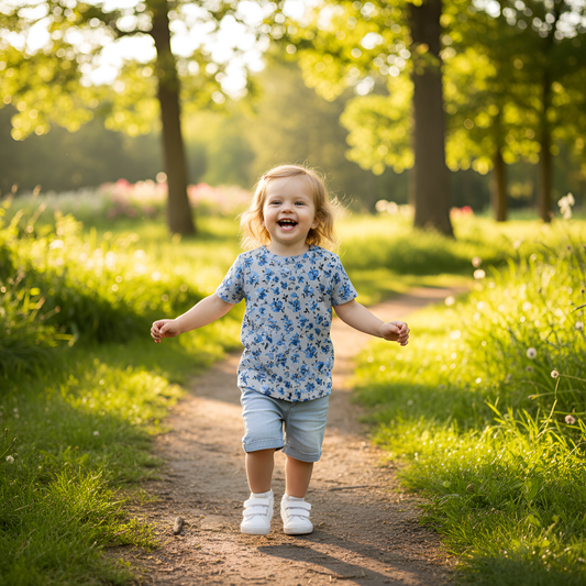 Blue Grey Floral Digital Seamless Pattern