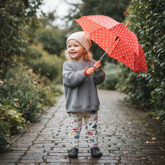Spring Umbrellas Digital Seamless Pattern