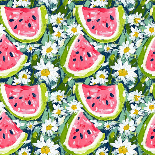 Abstract Watermelons Digital Seamless Pattern