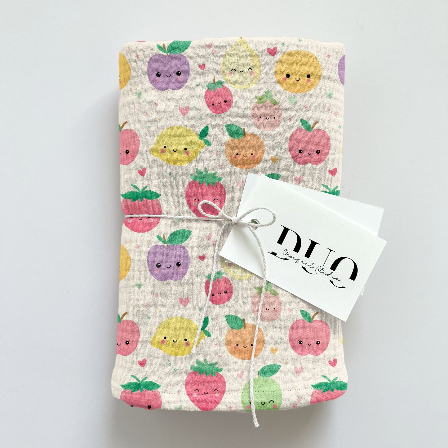 Adorable Fruits Digital Seamless Pattern
