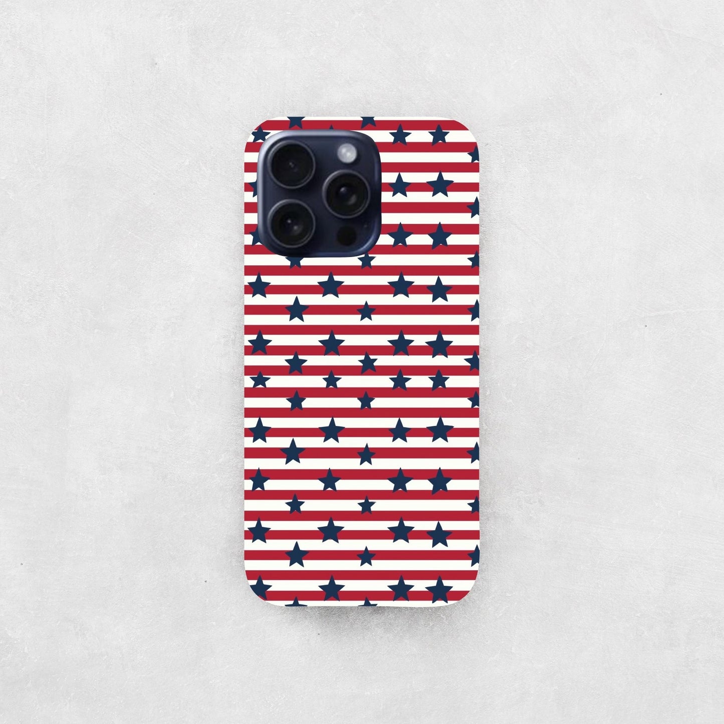 American Stars & Stripes Digital Seamless Pattern