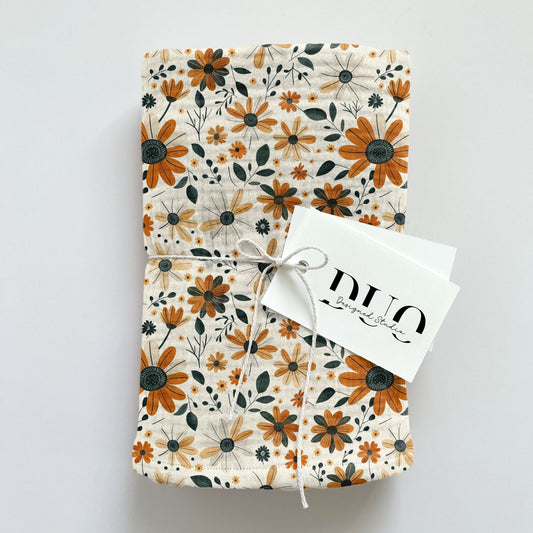 Autumn Floral Digital Seamless Pattern