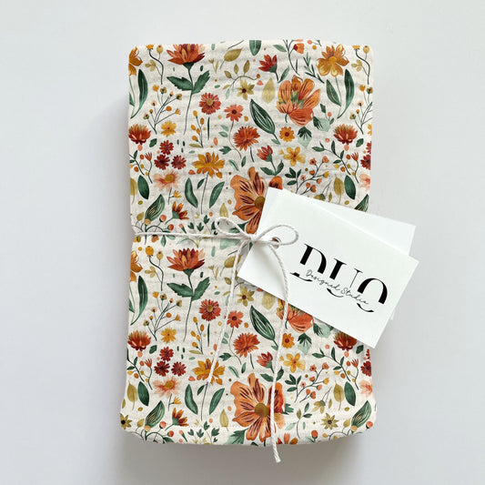 Autumn Floral Digital Seamless Pattern