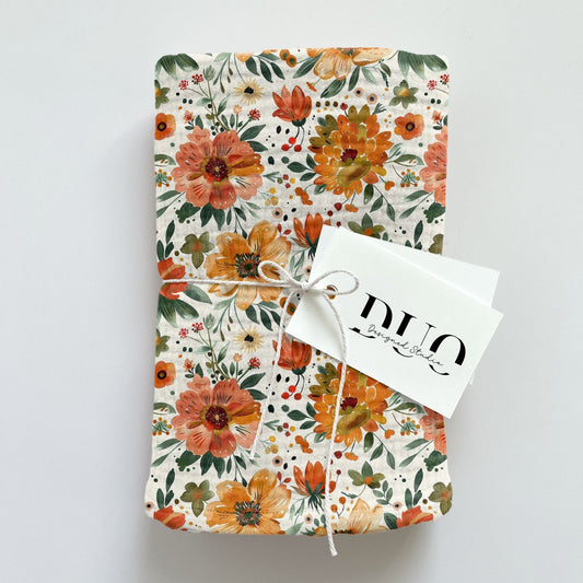 Autumn Floral Digital Seamless Pattern