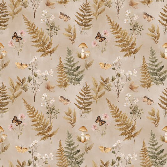 Autumn Forest Digital Seamless Pattern