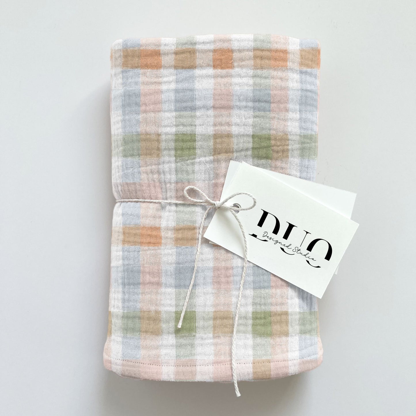 Autumn Gingham Plaid Digital Seamless Pattern
