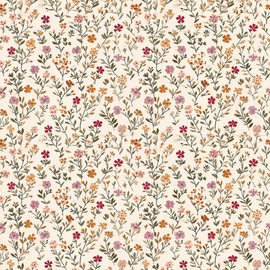 Autumn Tiny Ditsy Digital Seamless Pattern