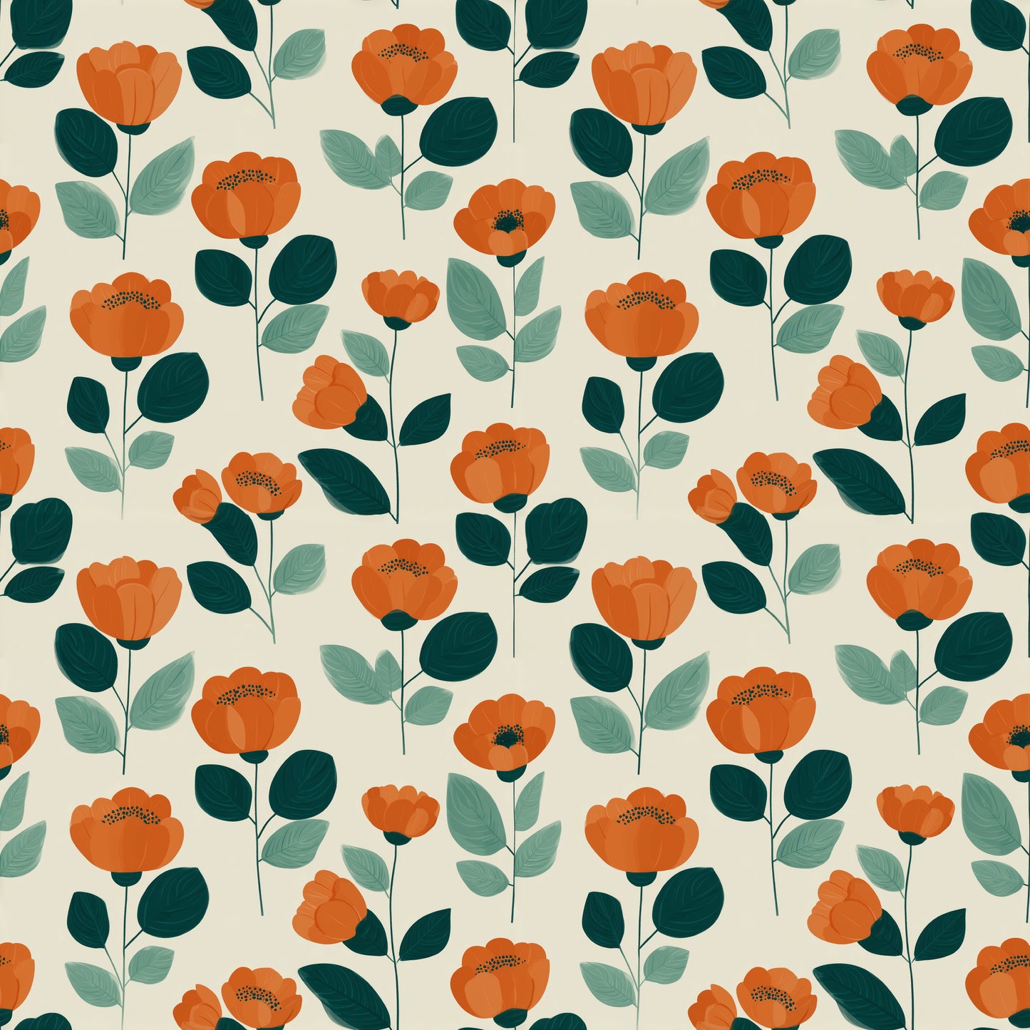 Ava Floral Digital Seamless Pattern