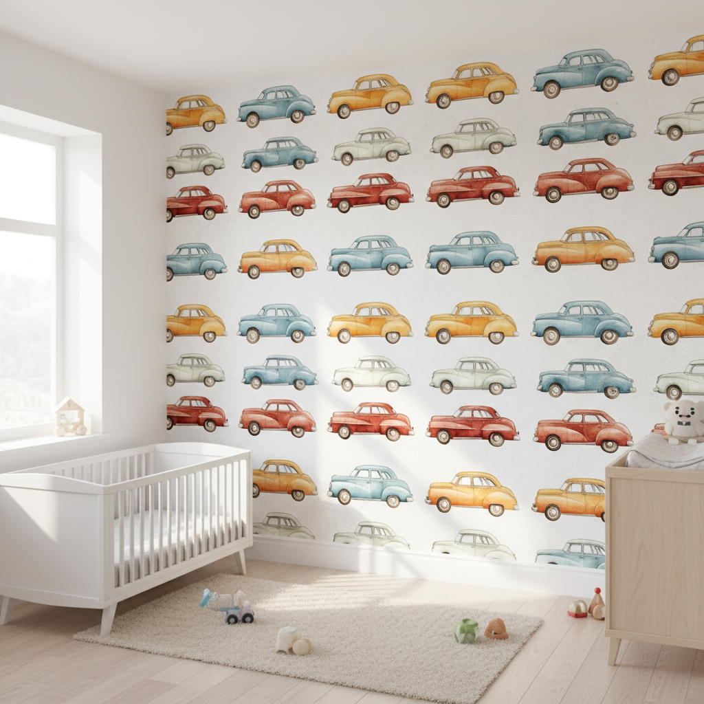 Cars Digital Seamless Pattern