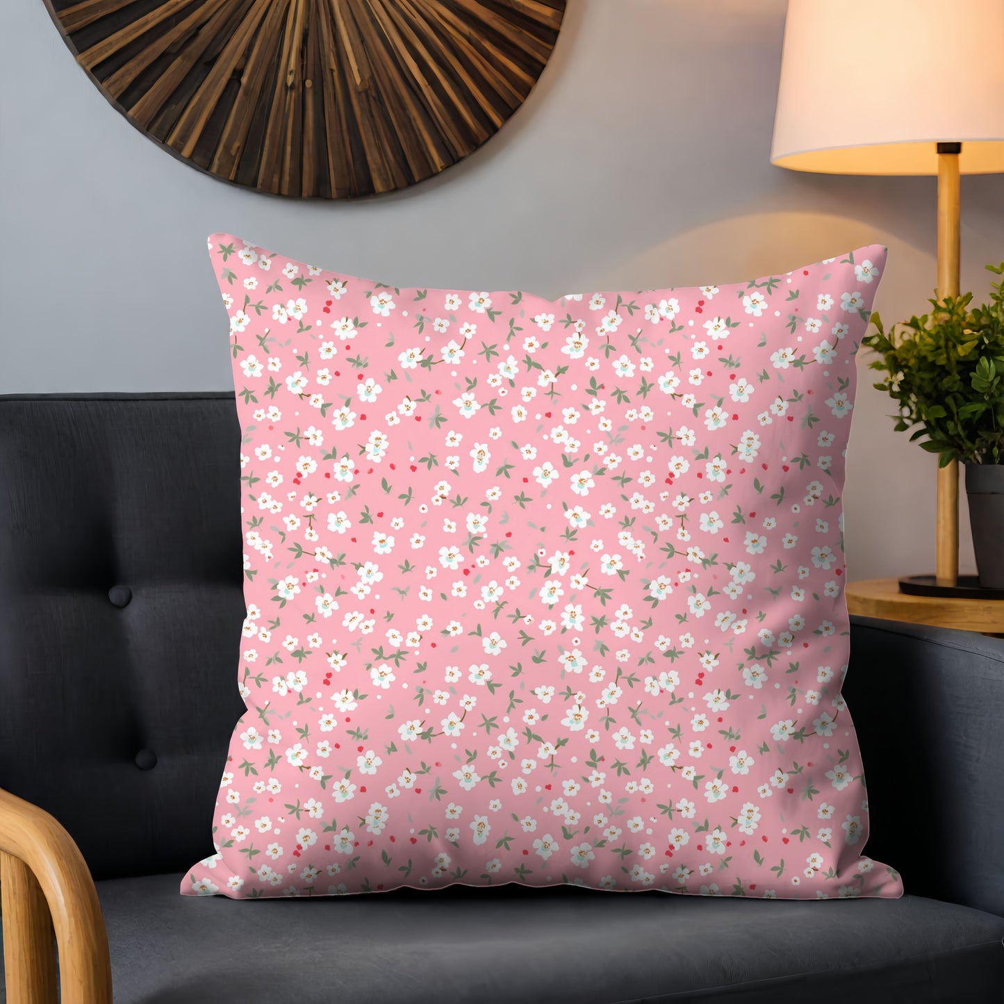 Baby Pink Ditsy Floral Digital Seamless Pattern