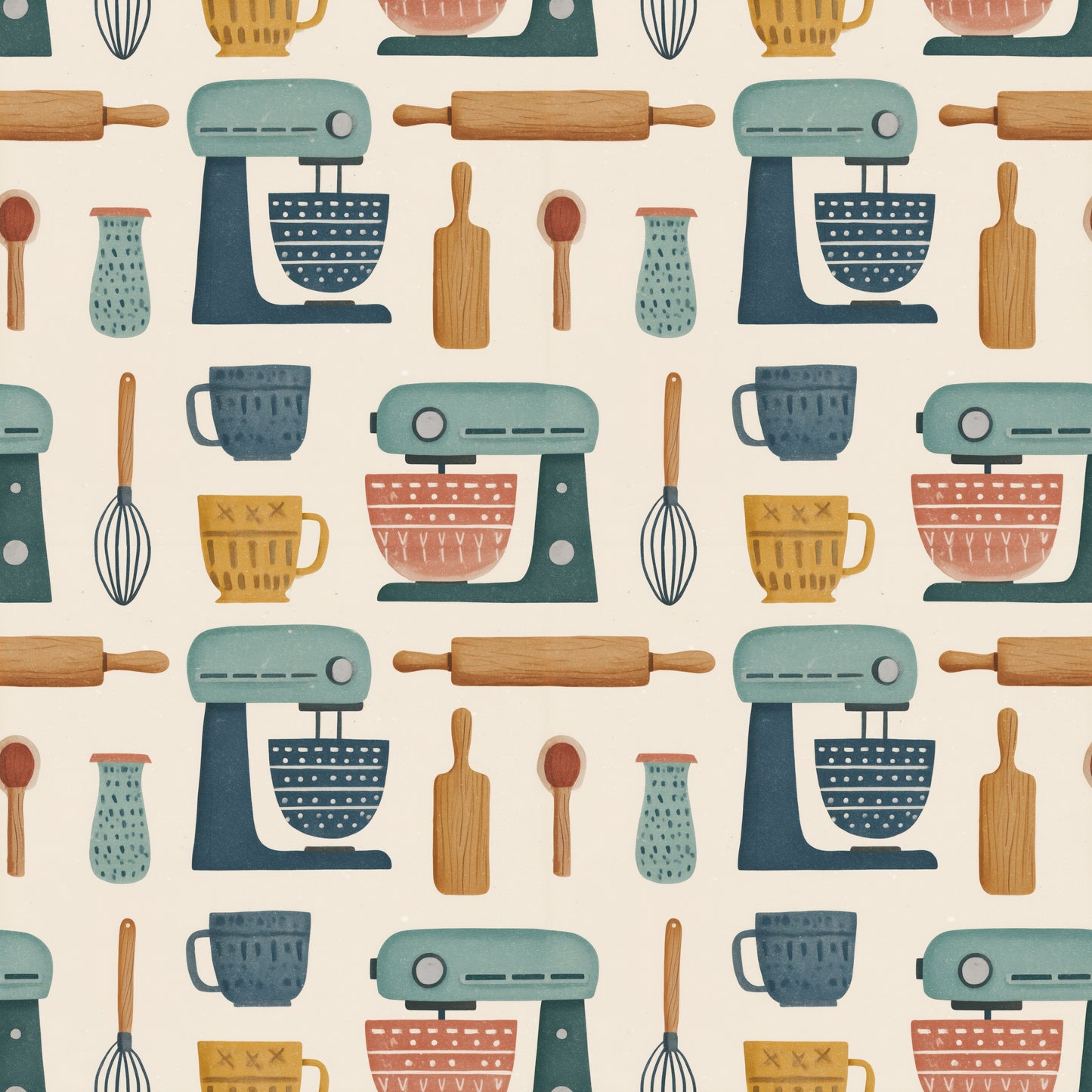 Bakers Dream Digital Seamless Pattern