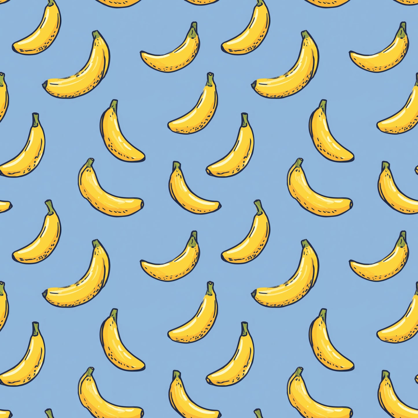 Bananas Digital Seamless Pattern