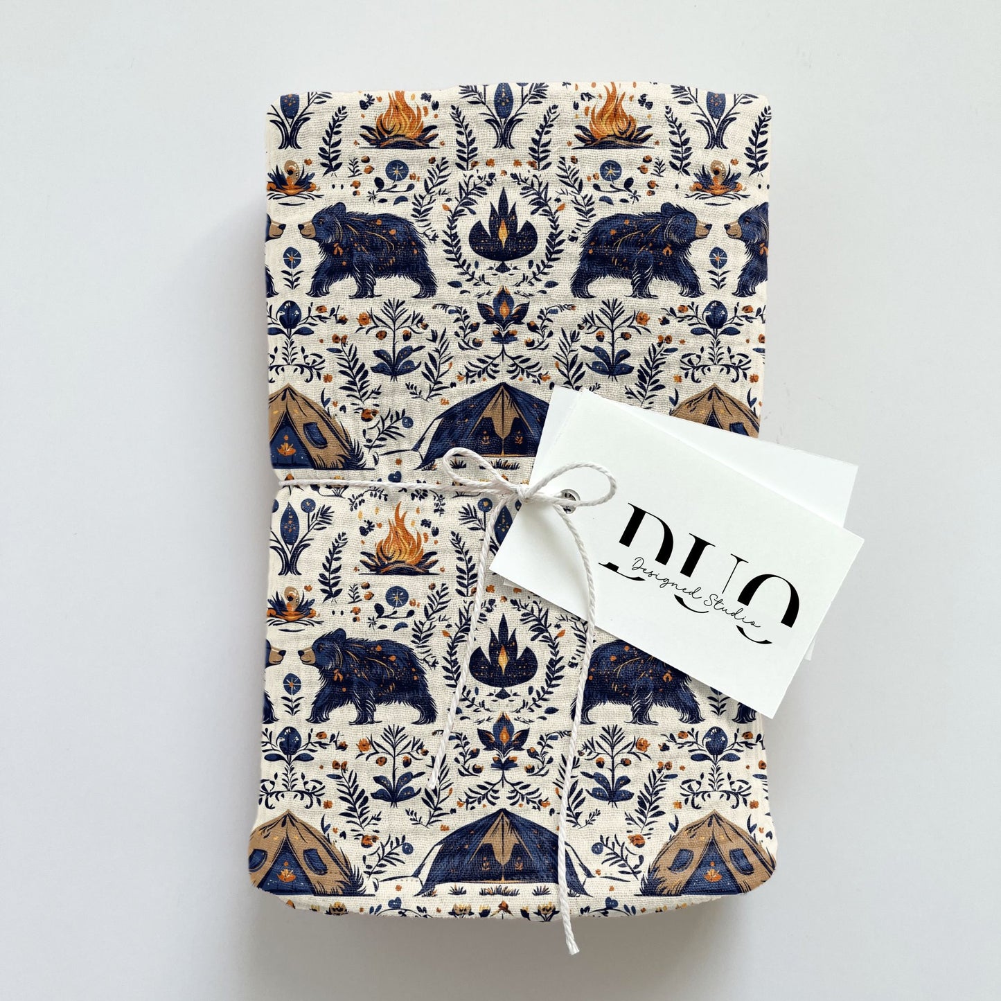 Bear Camp Digital Seamless Pattern