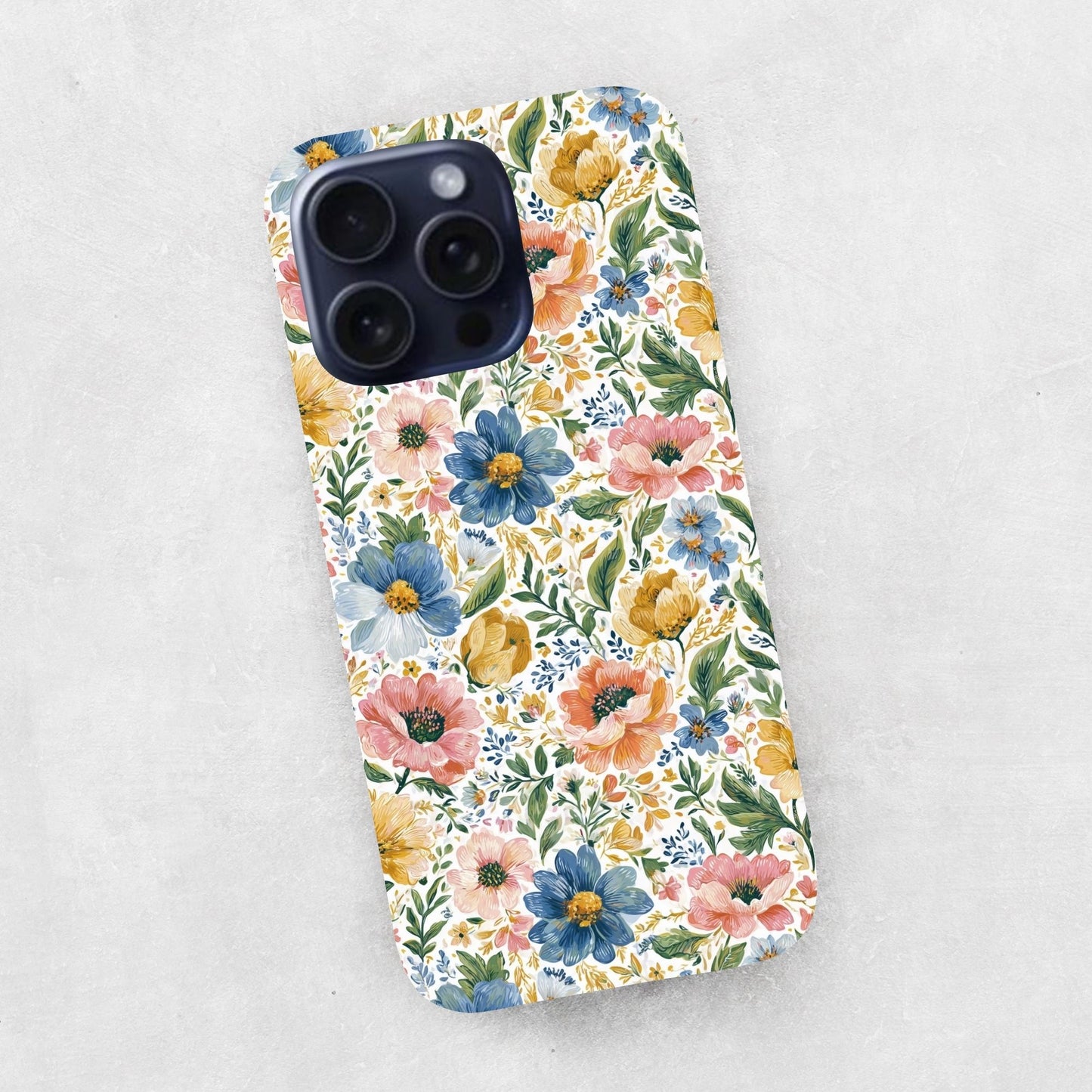 Beautiful Blooms Digital Seamless Pattern