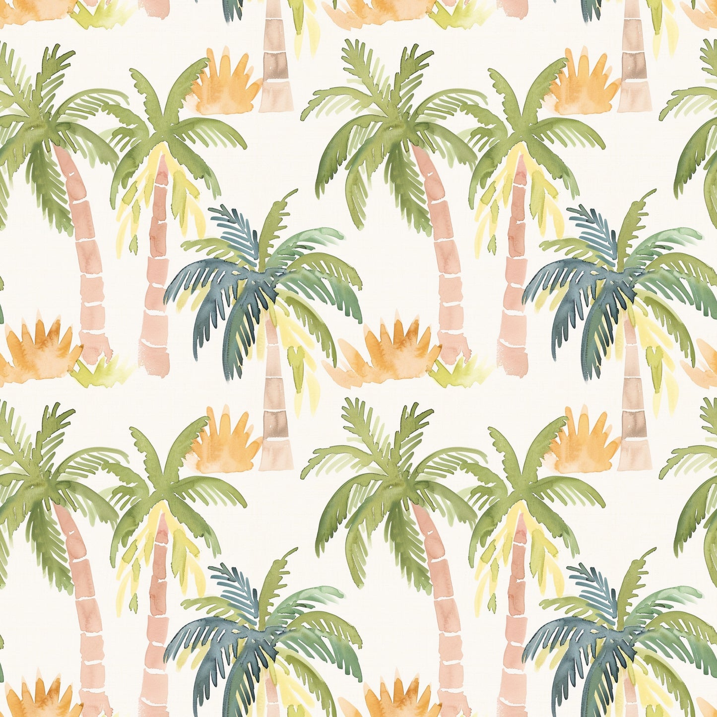 Beautiful Palms Digital Seamless Pattern