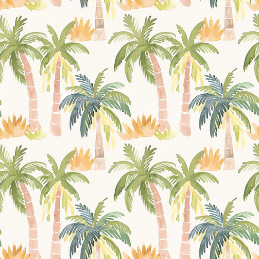 Beautiful Palms Digital Seamless Pattern