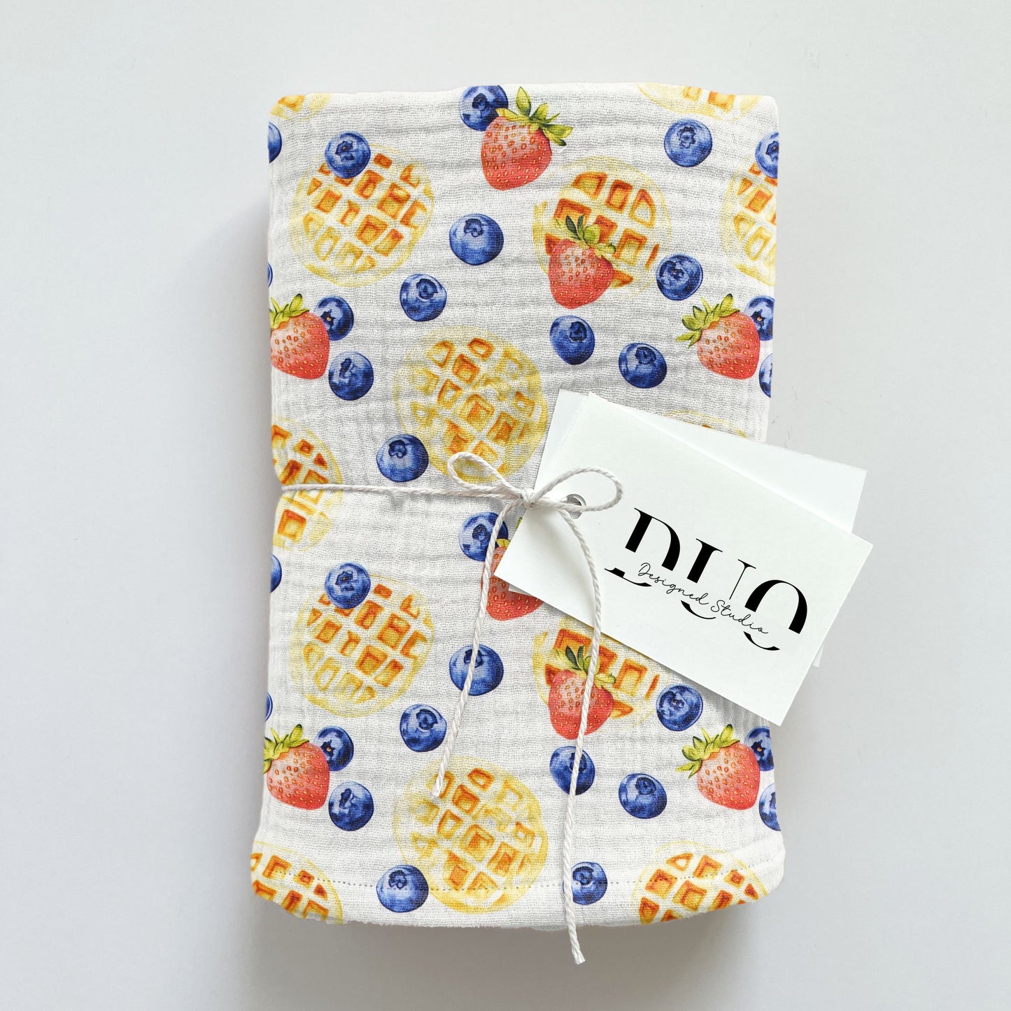 Berry Waffles Digital Seamless Pattern