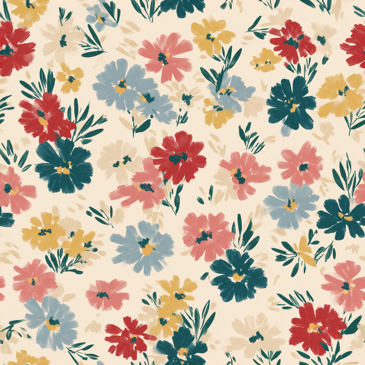 Betty Floral Digital Seamless Pattern