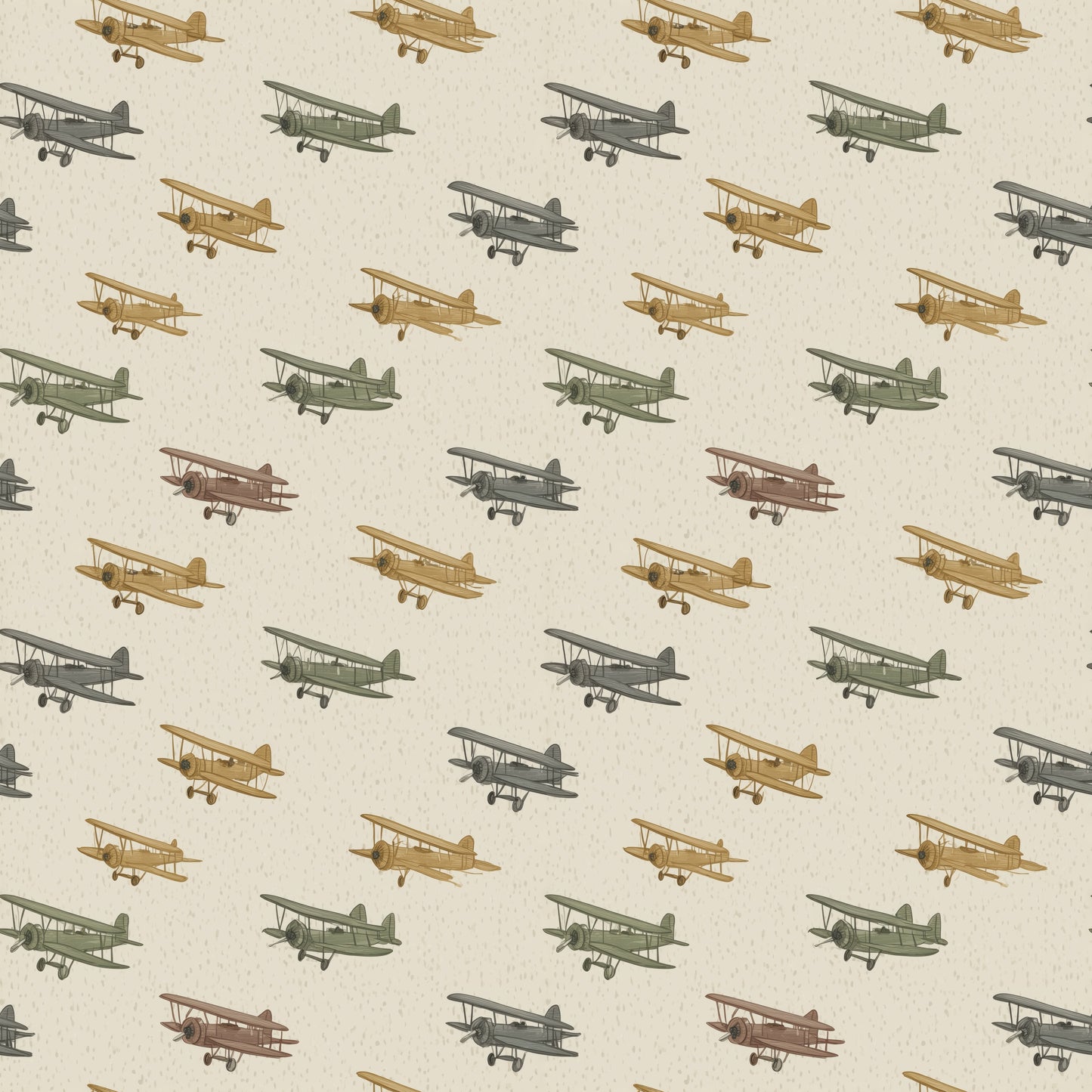 Bi-Planes Digital Seamless Pattern