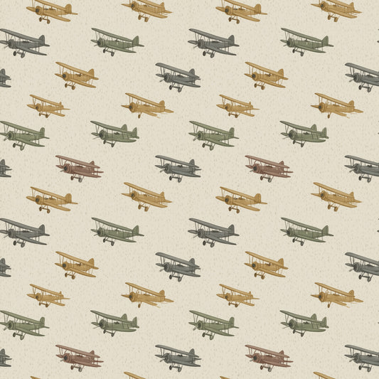 Bi-Planes Digital Seamless Pattern