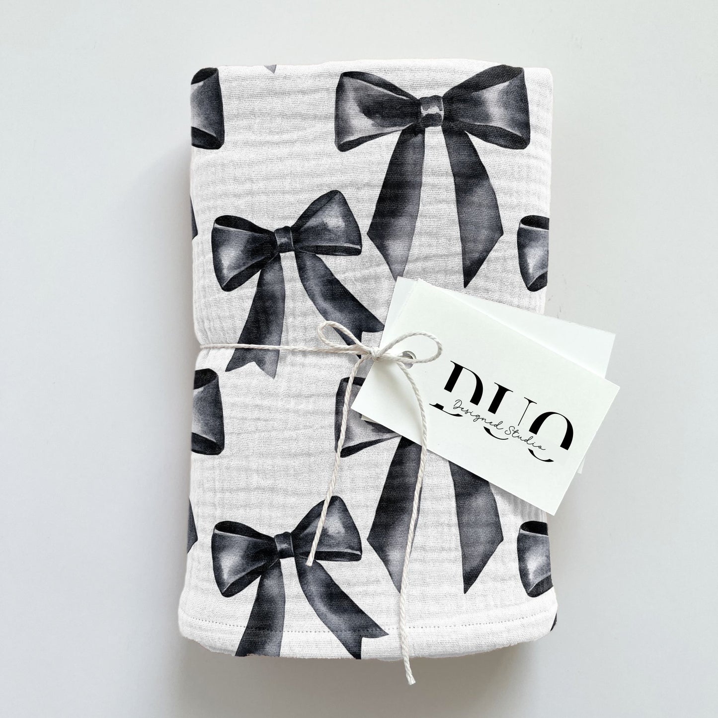 Black Coquette Bows Digital Seamless Pattern