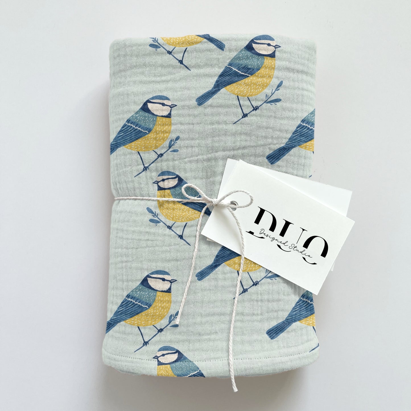 Bluetits Digital Seamless Pattern