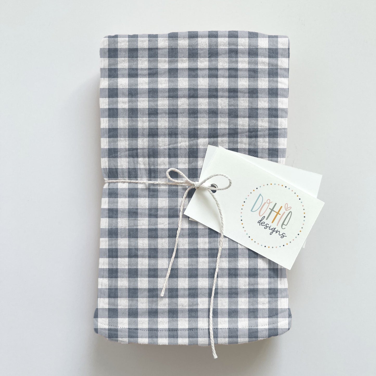 Blueberry Blue Gingham