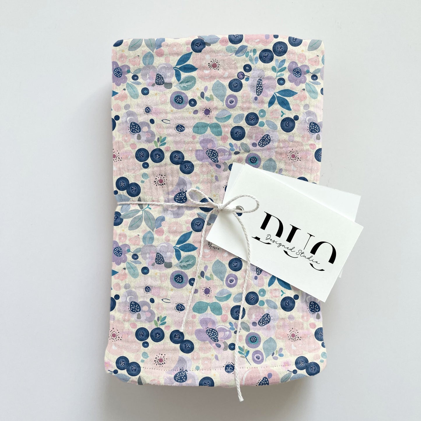 Blueberries Digital Seamless Pattern