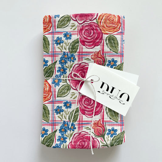 Boho Cottagecore Roses Digital Seamless Pattern