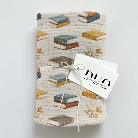 Neutral Books Digital Seamless Pattern
