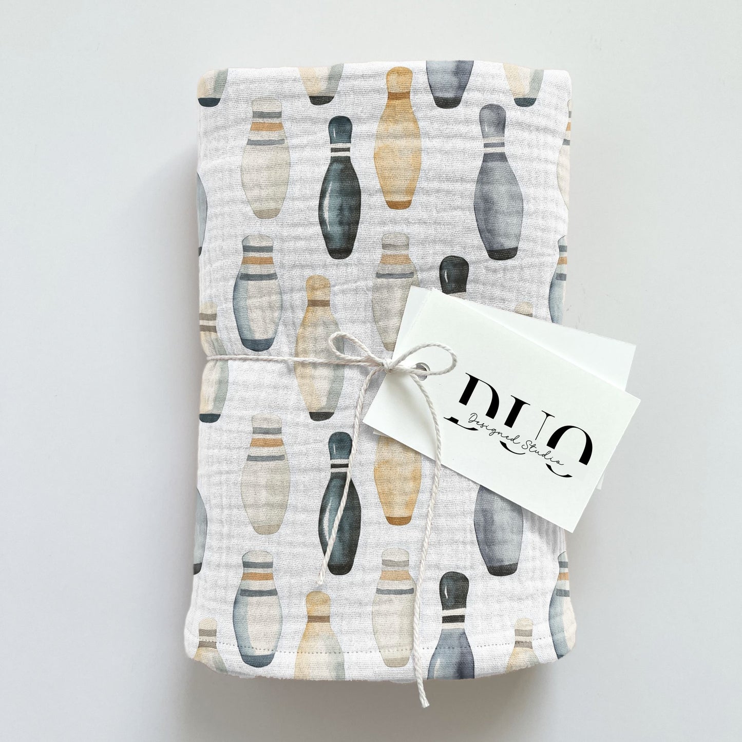 Bowling Pins Digital Seamless Pattern