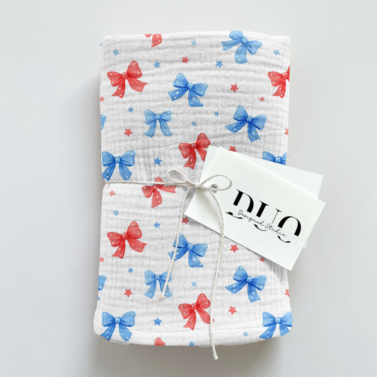 Bows & Stars Digital Seamless Pattern