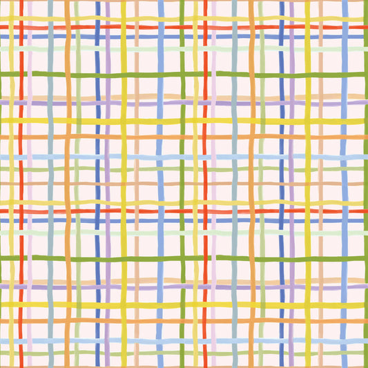 Bright Checks Digital Seamless Pattern
