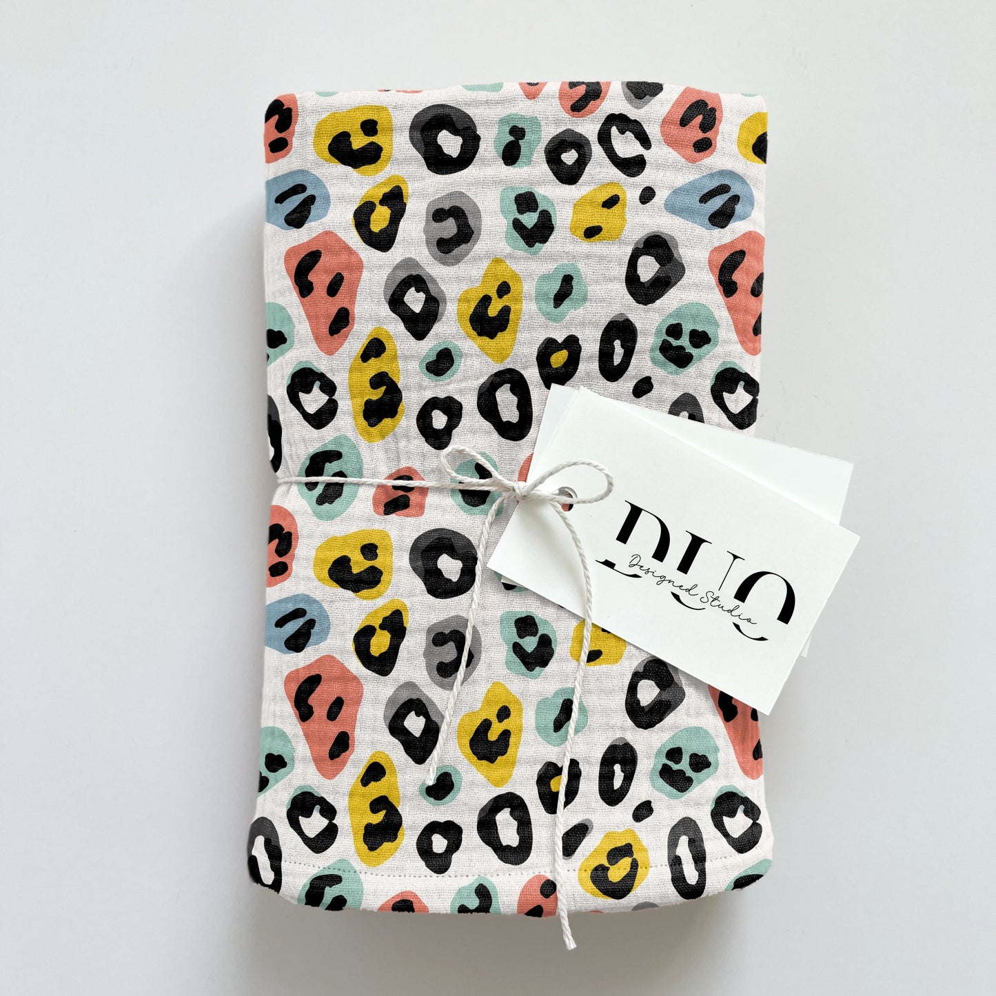Bright Leopard Print Digital Seamless Pattern