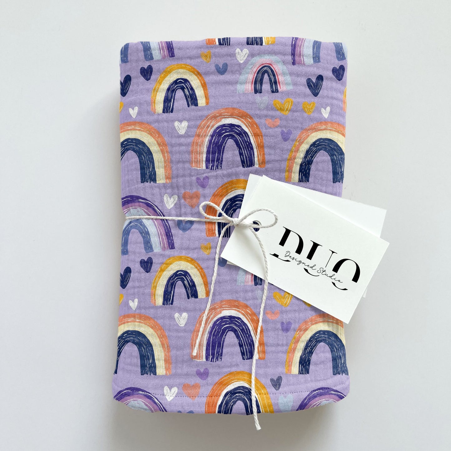 Bright Purple Rainbows Digital Seamless Pattern
